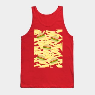 FAST Food Burgers And Fries Tank Top